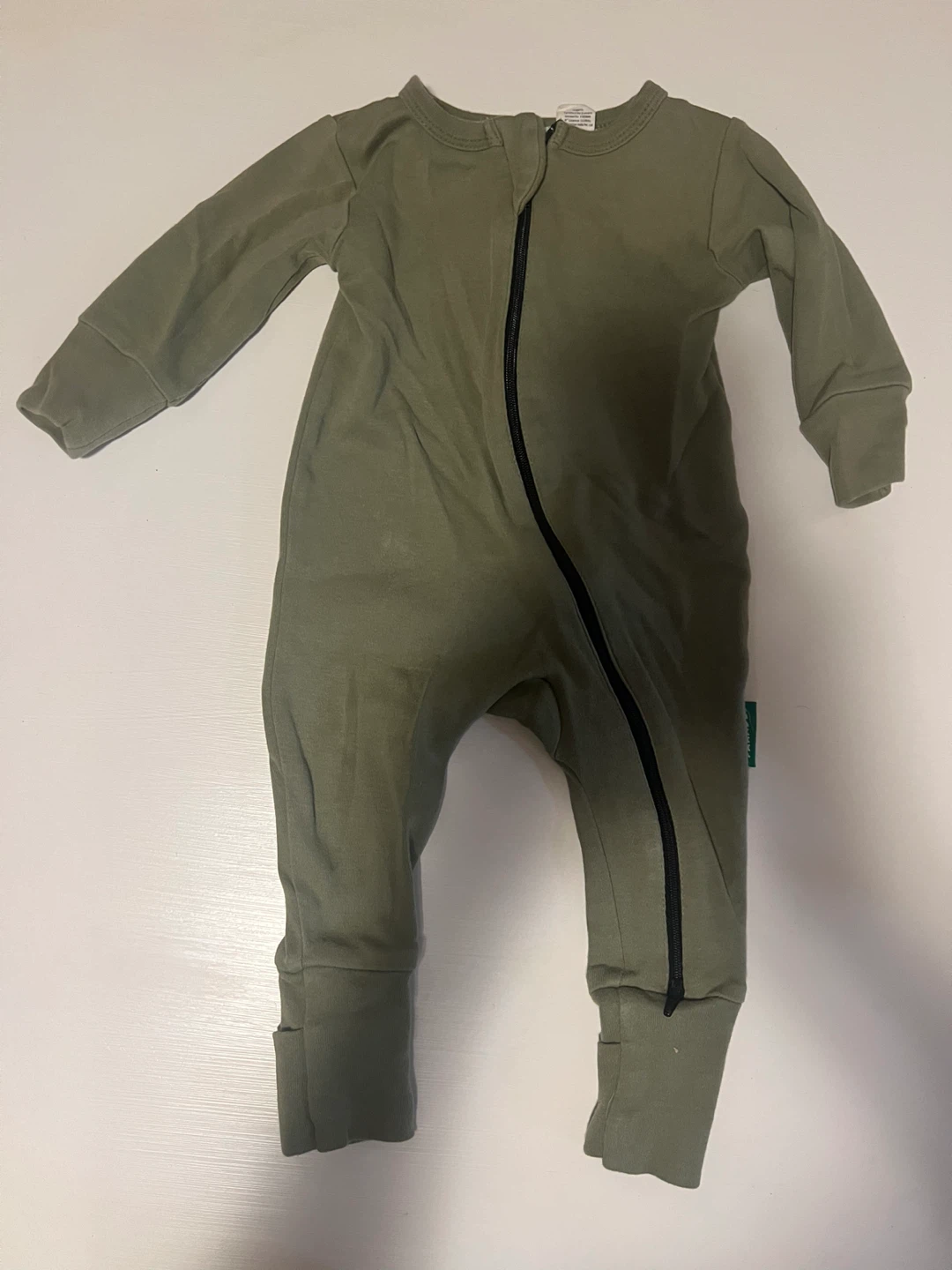 Parade Organics (3-6 m) Zippy Pajamas - Olive Green