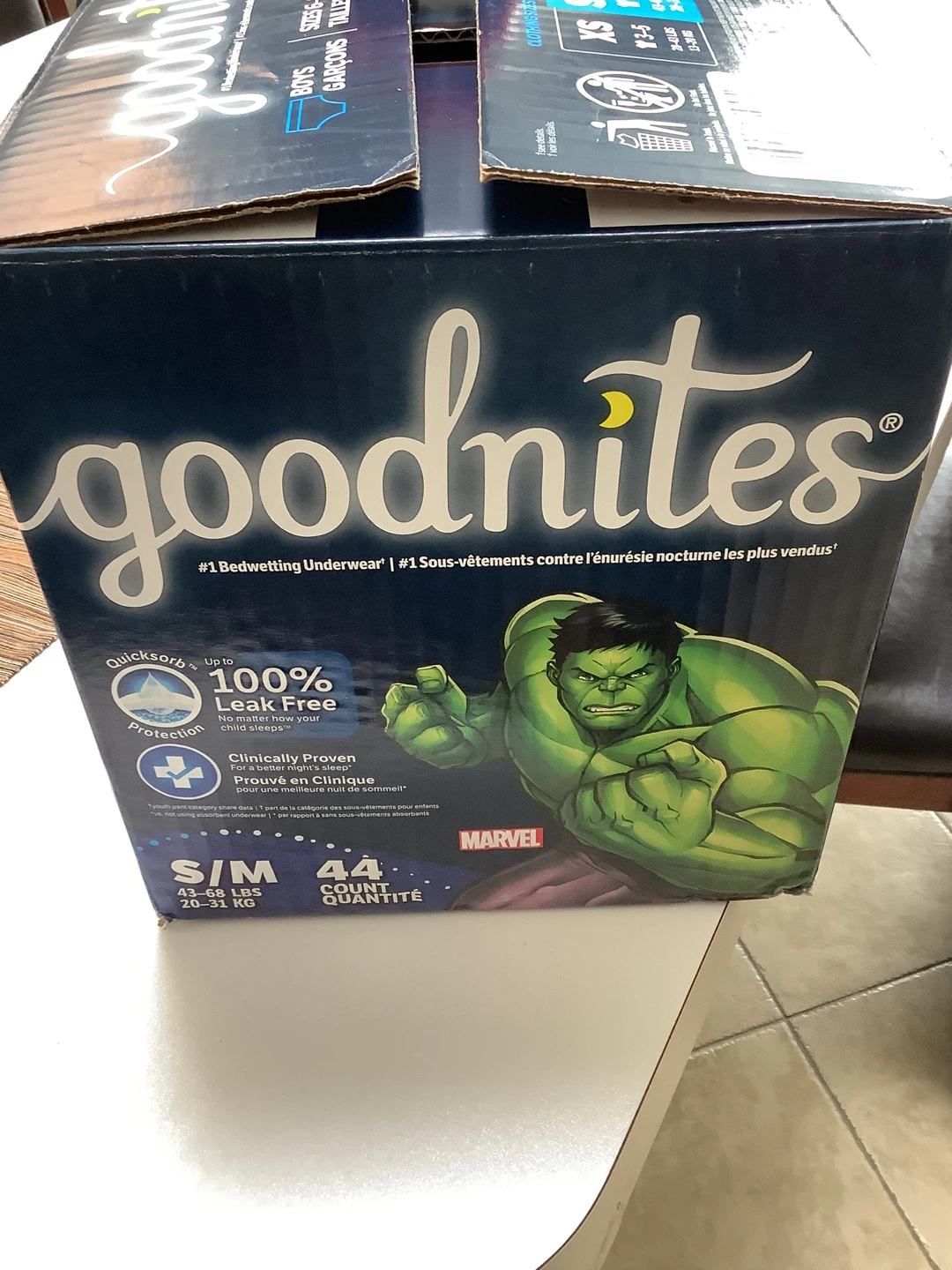 GoodNites Boys Bedwetting Underwear S/M - 44 Count