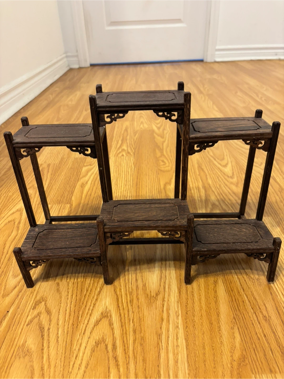 Wooden Display Stand for Plants or Collectibles