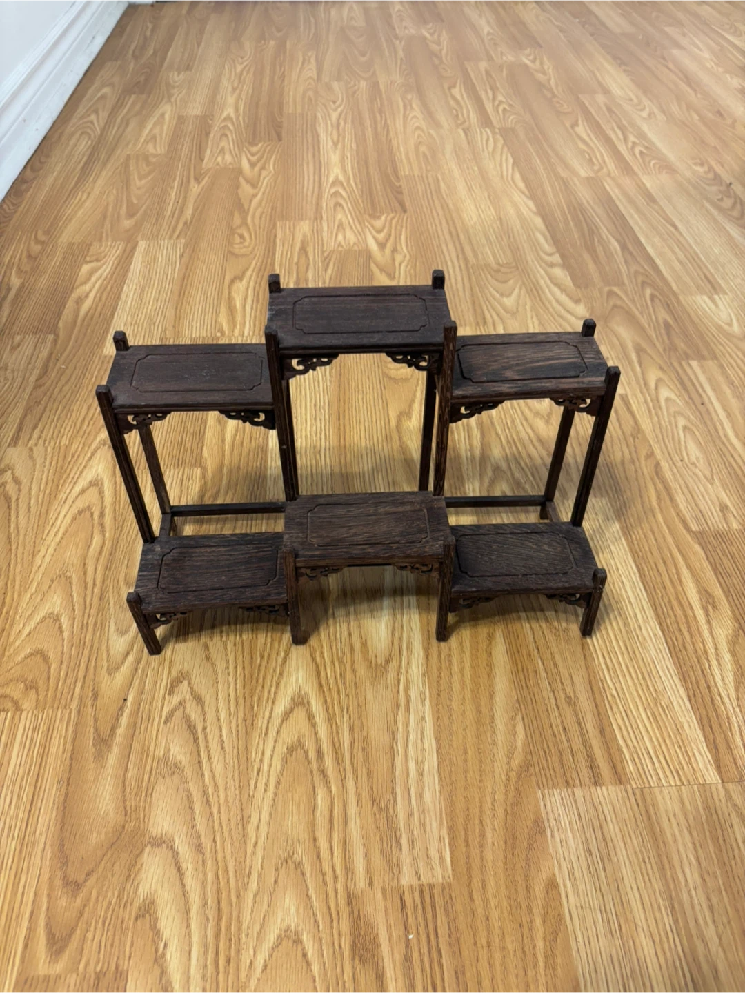Wooden Display Stand for Plants or Collectibles - photo 2