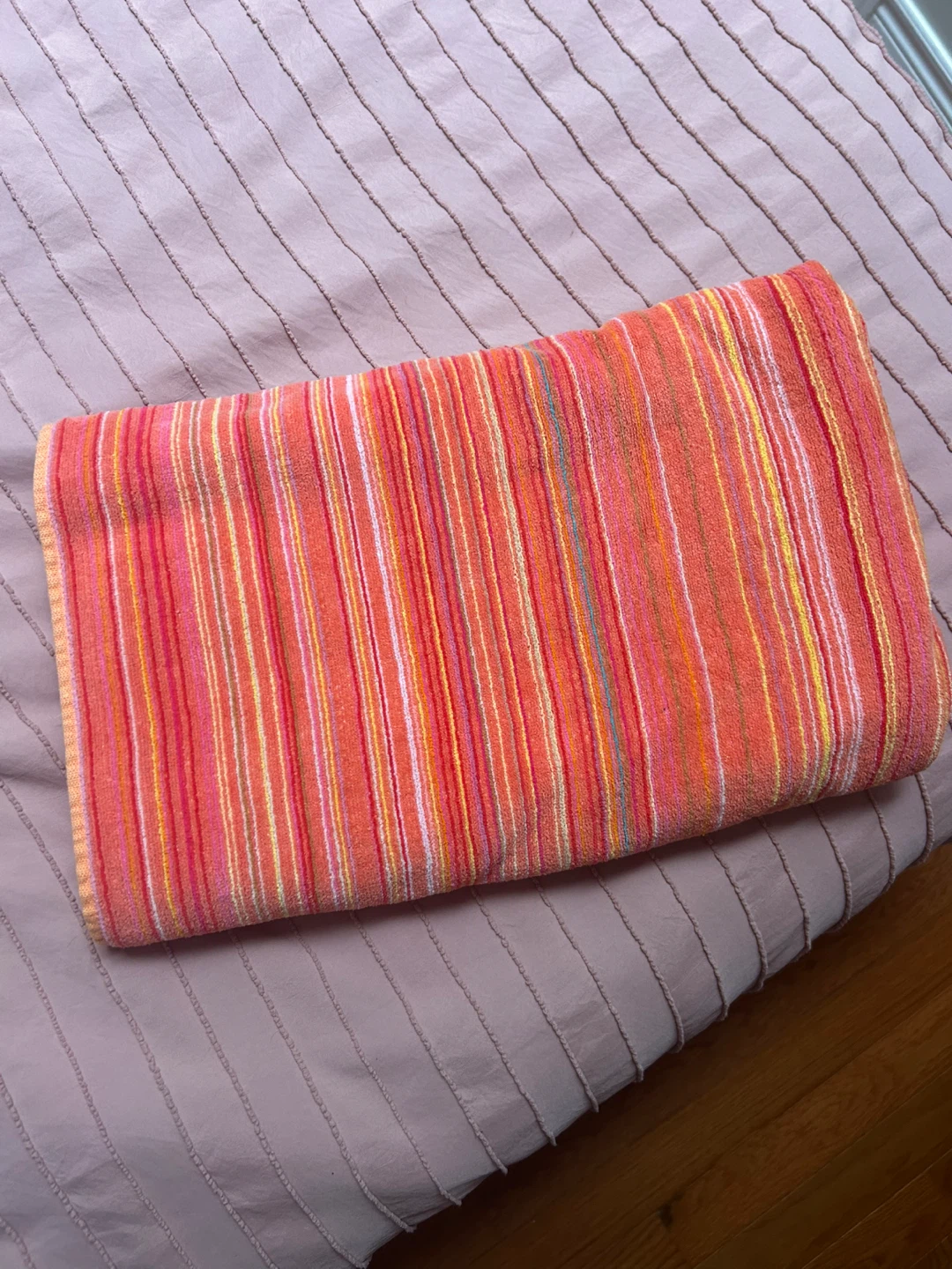 Ancora Resort Beach Collection Striped Cotton Towel