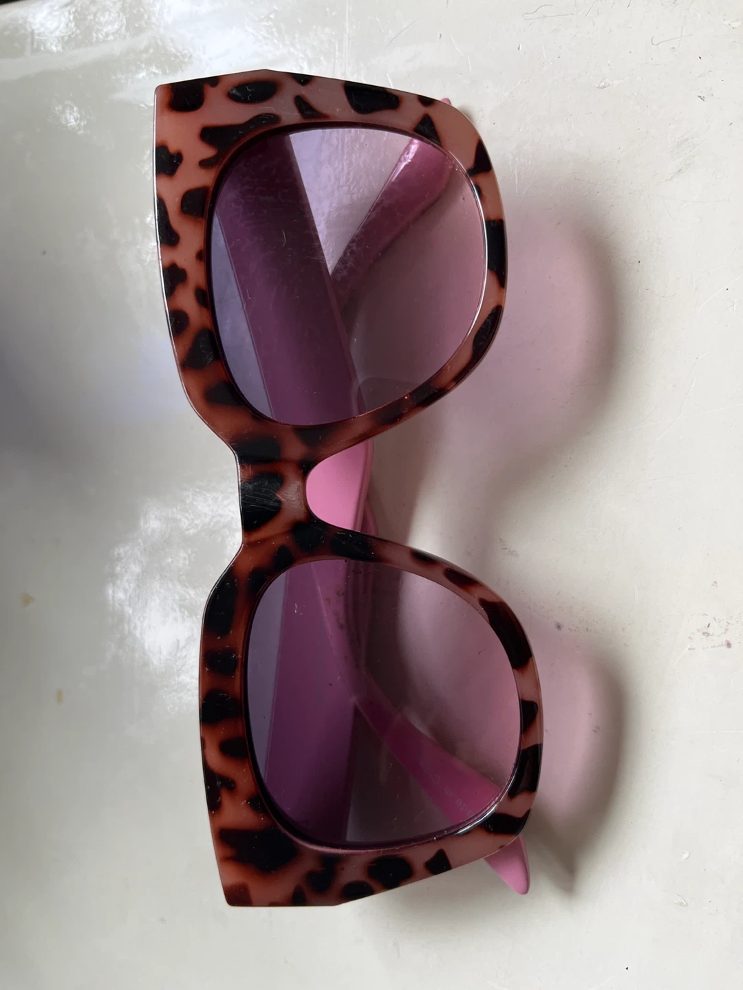 Leopard Print Cat-Eye Sunglasses