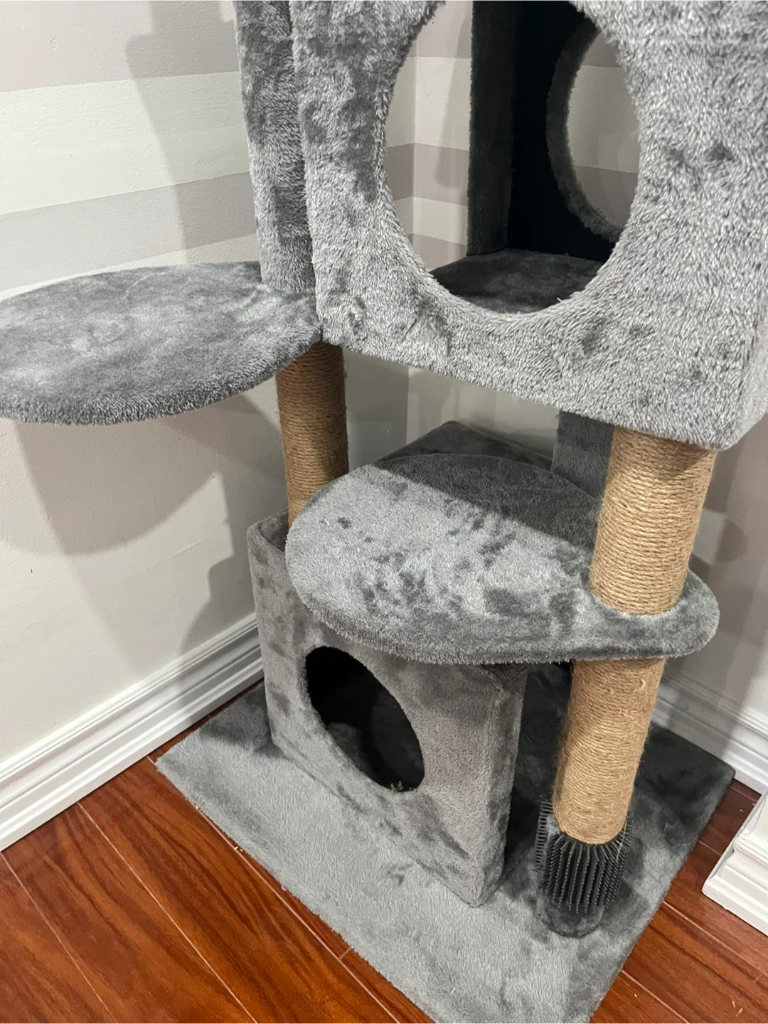 Grey Multi-Level Cat Tree Condo - photo 2