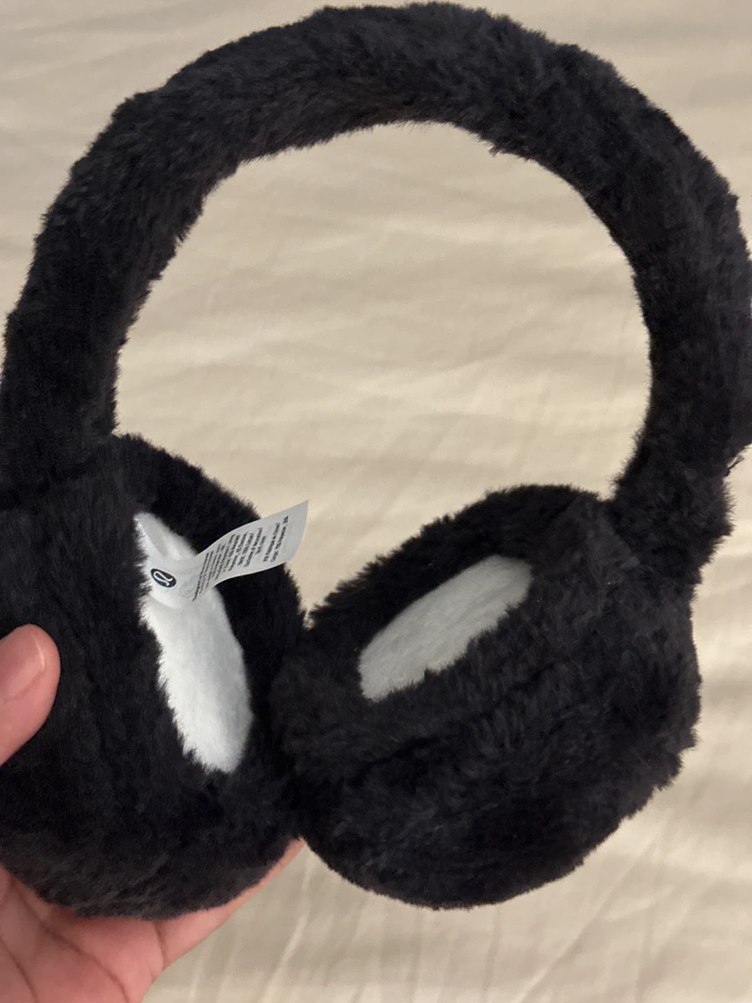 Lululemon Black Faux Fur Earmuffs - photo 2