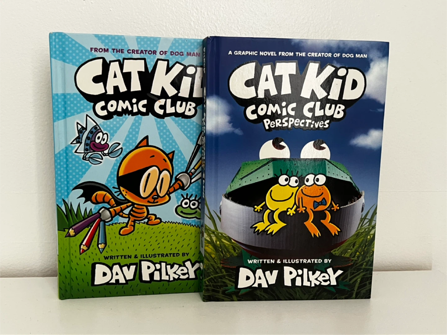 Cat Kid Comic Club & Perspectives Graphic Novels by Dav Pilkey