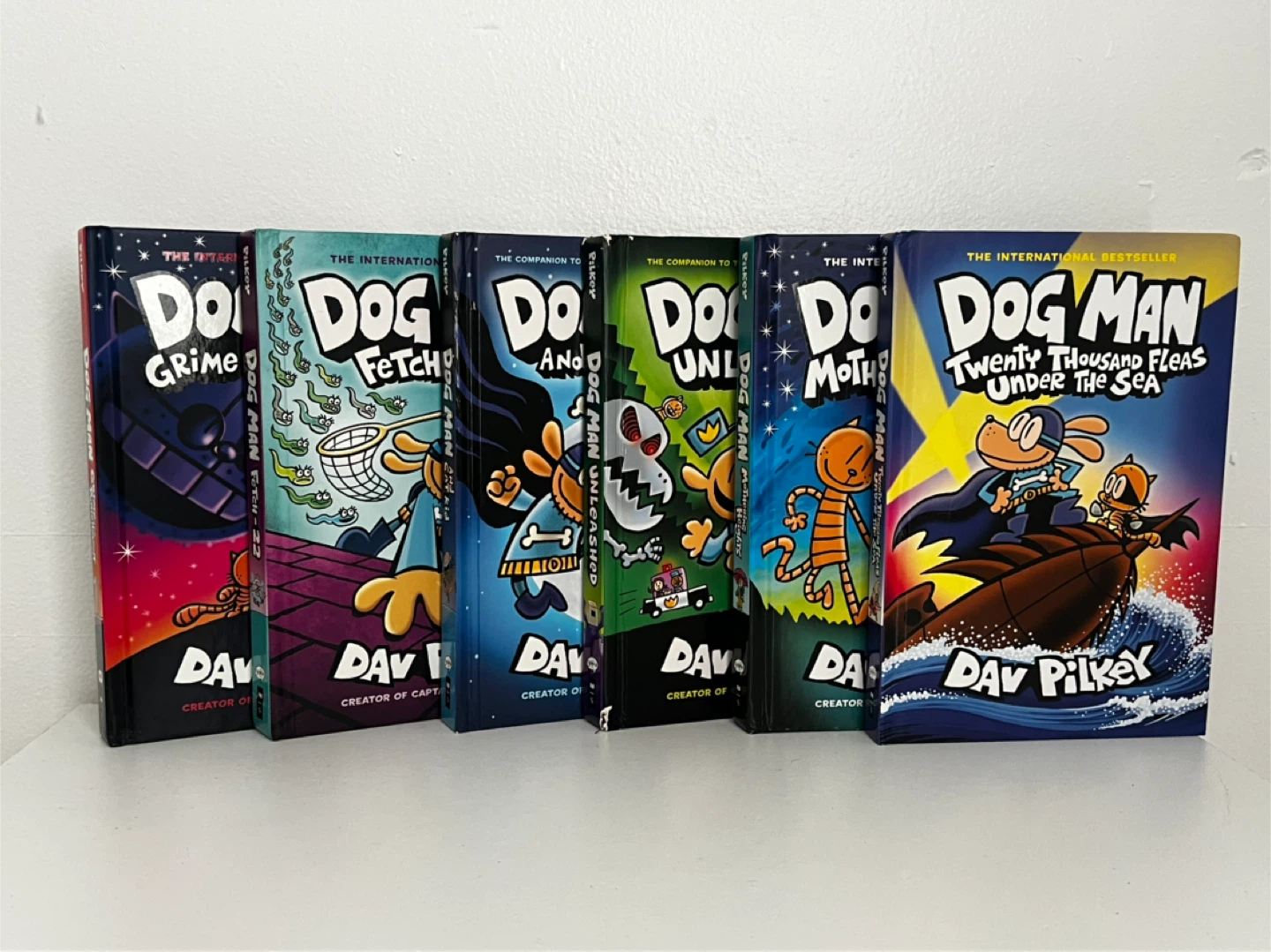 Dog Man Books by Dav Pilkey - Set of 6
