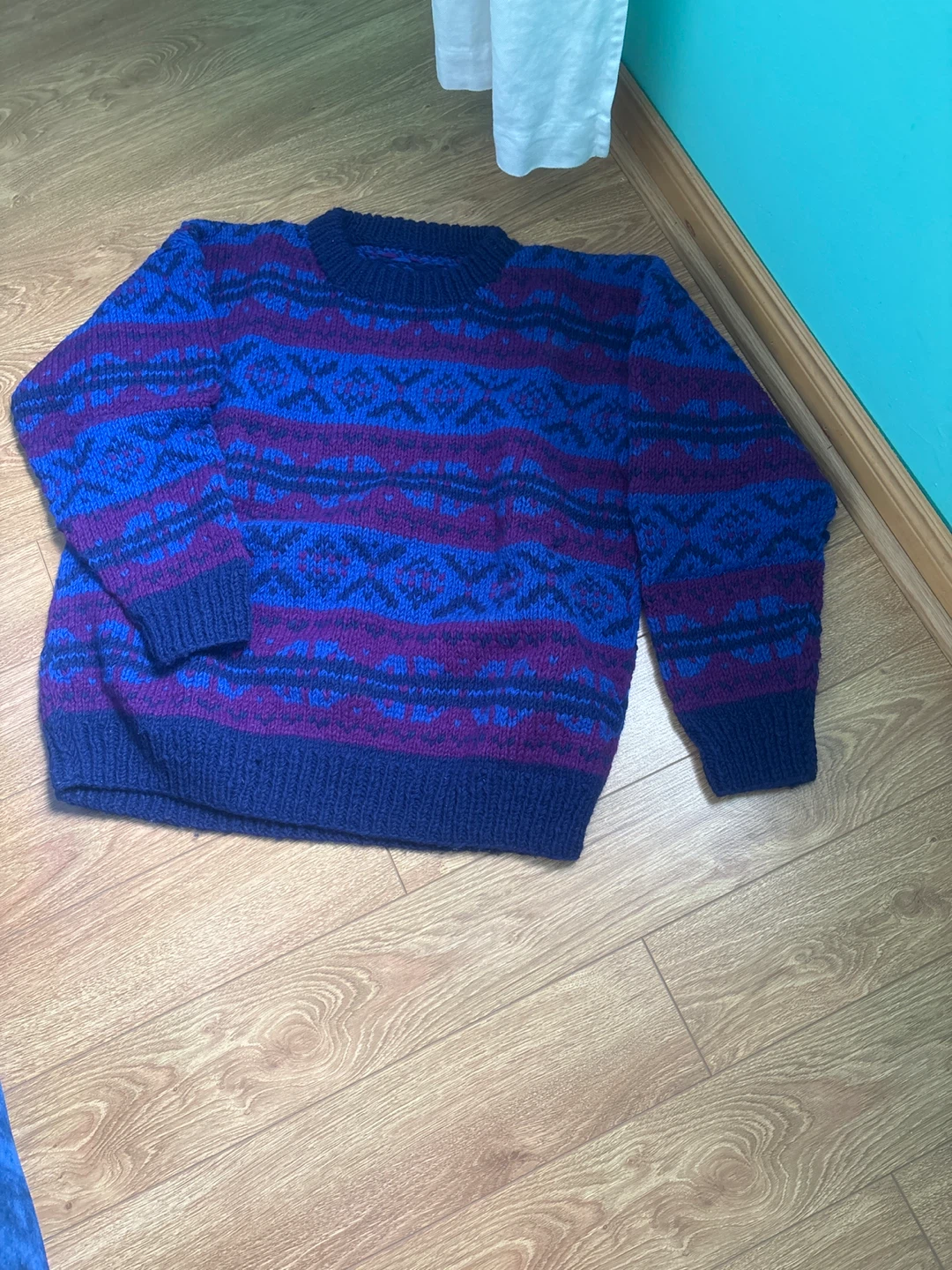 Men's Fair Isle Knit Sweater