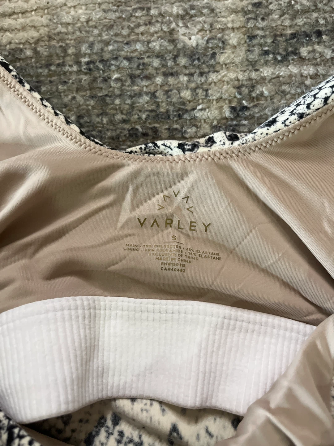 Varley Snake Print Tank Top Size S - photo 2