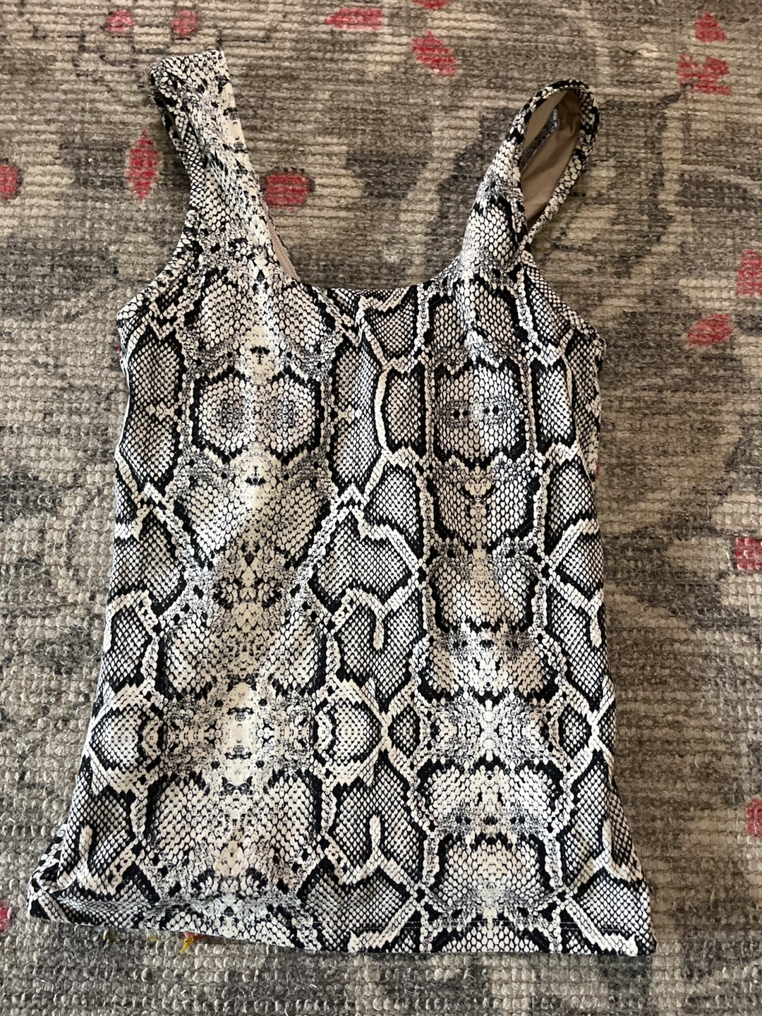 Varley Snake Print Tank Top Size S