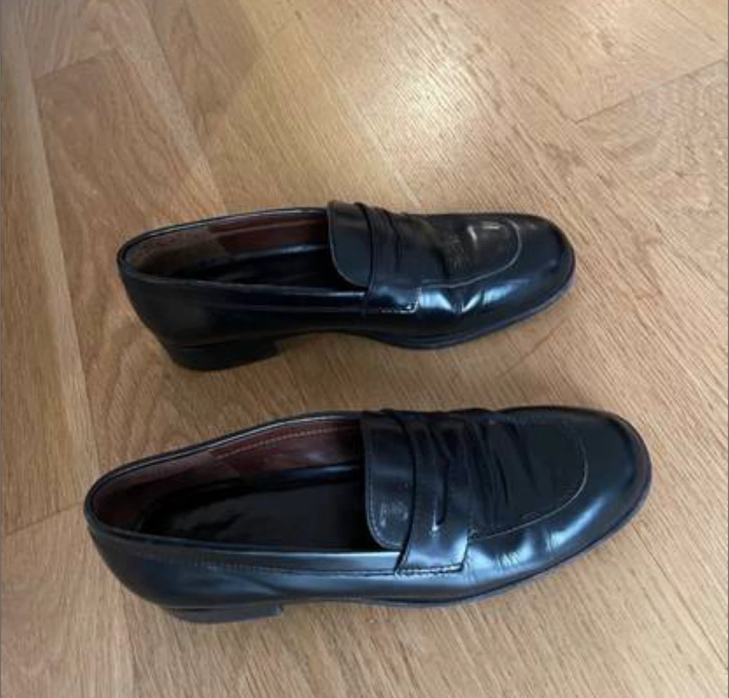 TOD'S Black Leather Penny Loafers - Women's Size 9 - photo 2