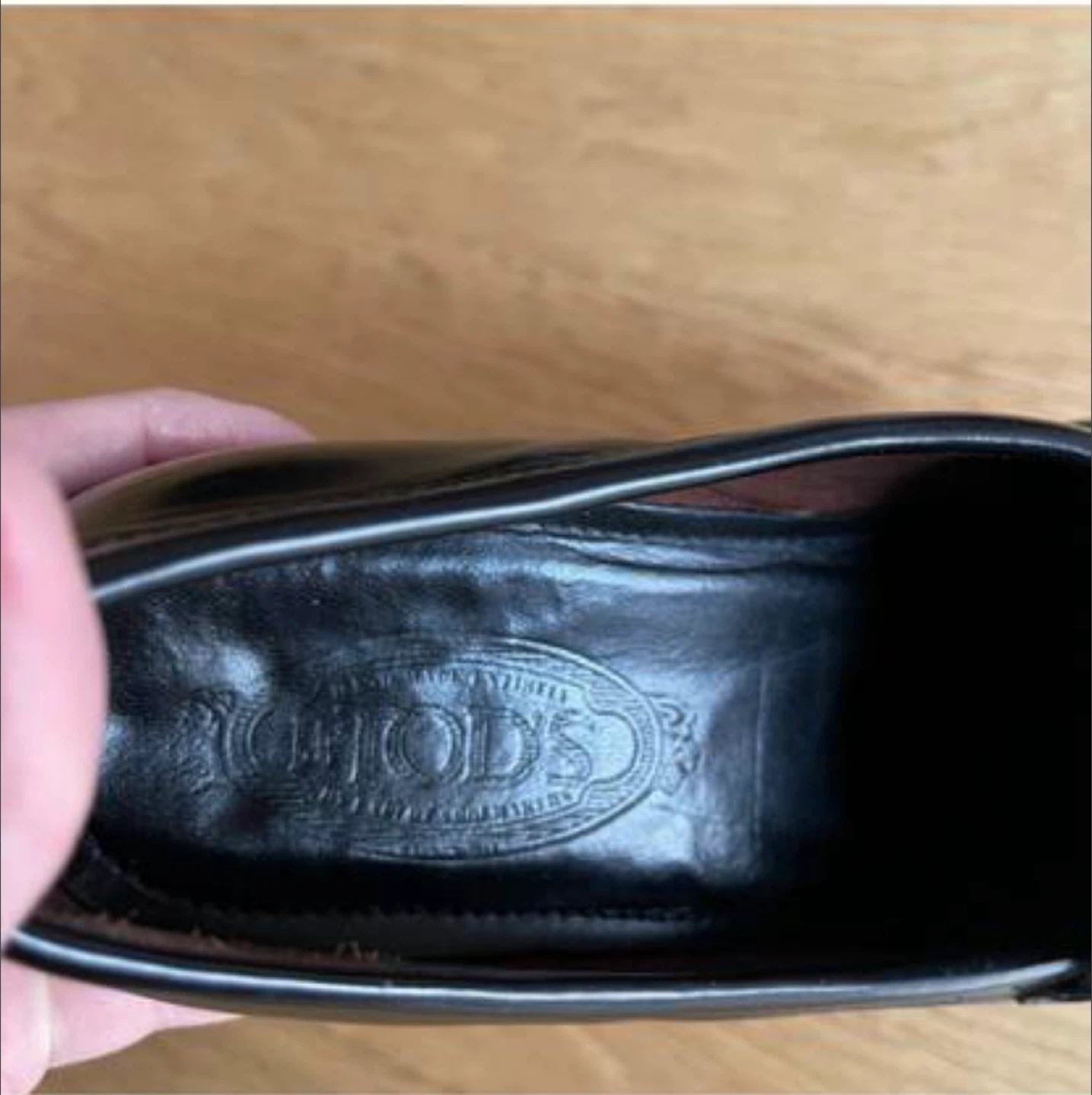 TOD'S Black Leather Penny Loafers - Women's Size 9 - photo 3