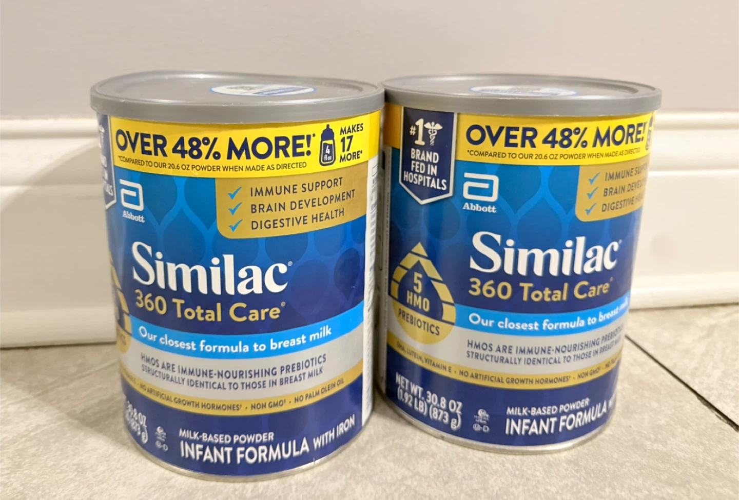 Similac 360 Total Care Infant Formula - 30.8 oz (2 cans)