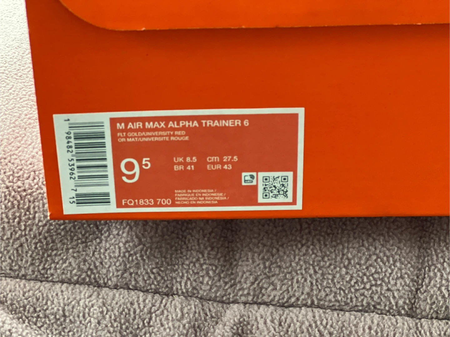 Nike Air Max Alpha Trainer 6 Men's Gold/Red Sneakers - photo 2