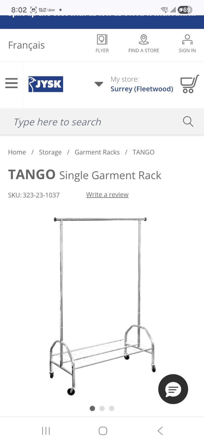 JYSK TANGO Single Garment Rack - photo 2