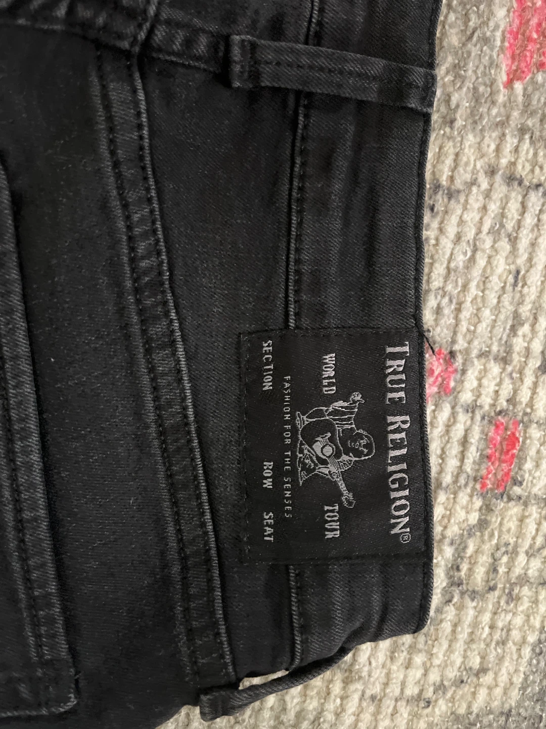 True Religion Black Jeans - photo 3