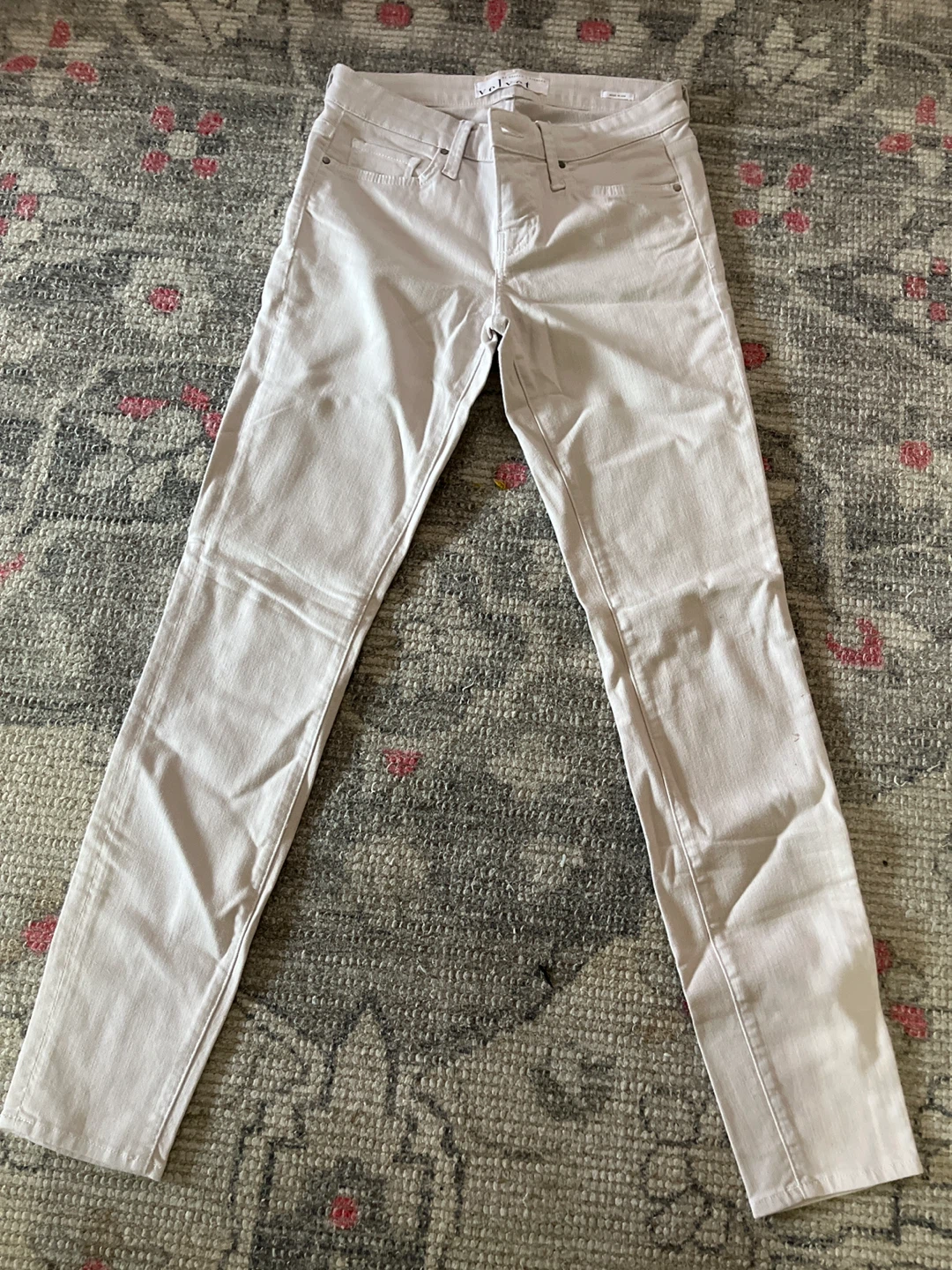 Velvet by Graham & Spencer Beige Twill Pants