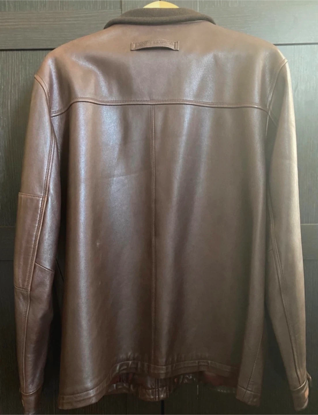Ted Lapidus Paris Brown Leather Jacket - photo 2
