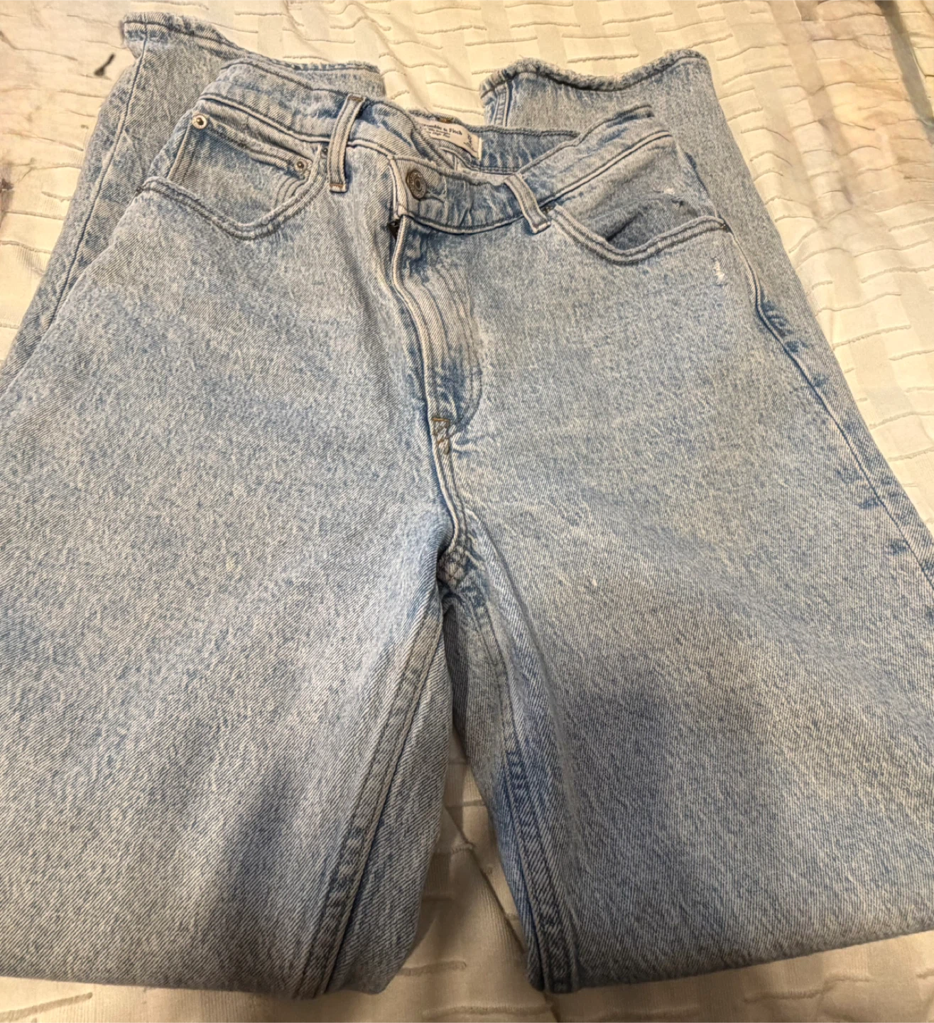 Abercrombie & Fitch Light Wash Denim Jeans Size 28 - photo 4