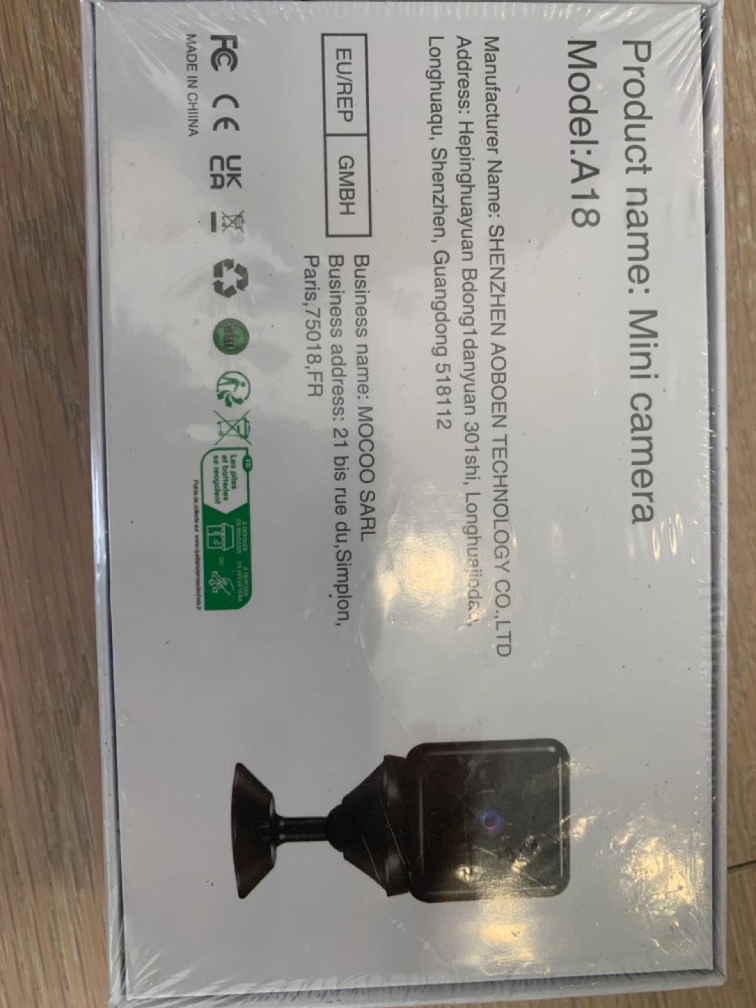 A18 Mini Camera sealed - photo 3