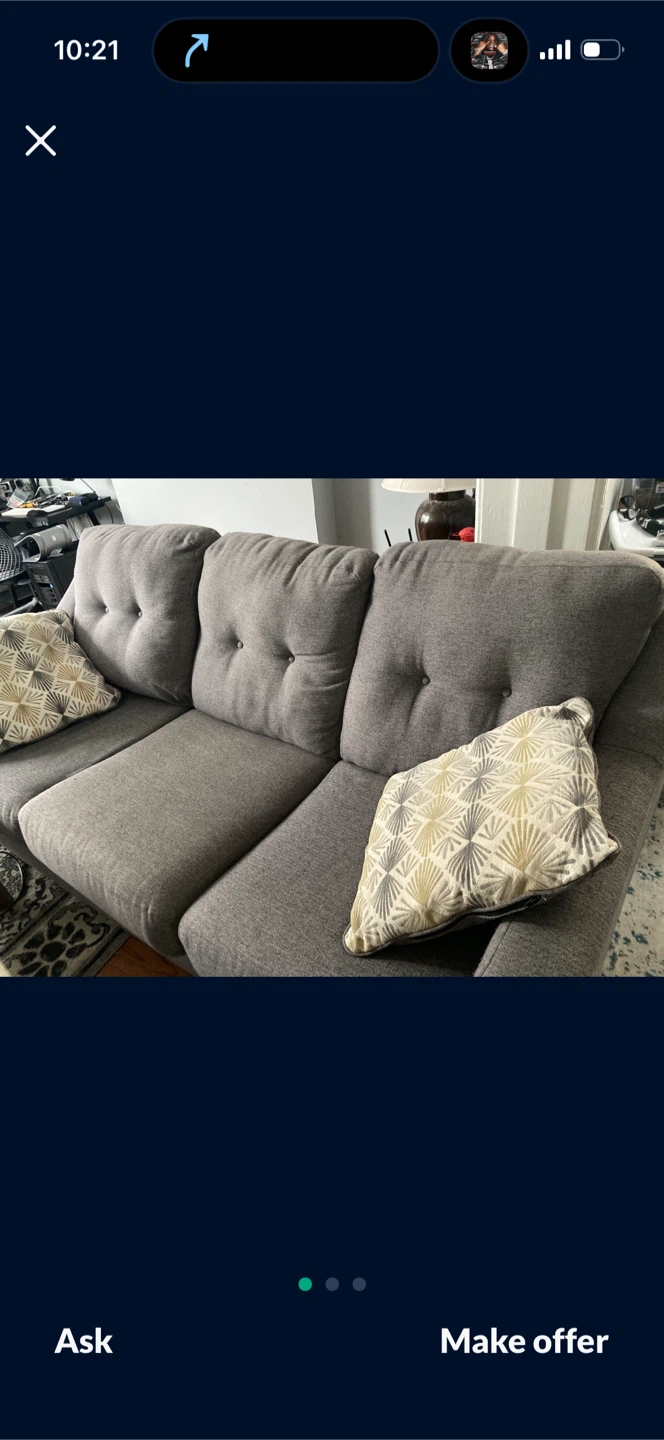 Couch $40 firm garage sale today 5/10/26 . 3324 n kostner - photo 5