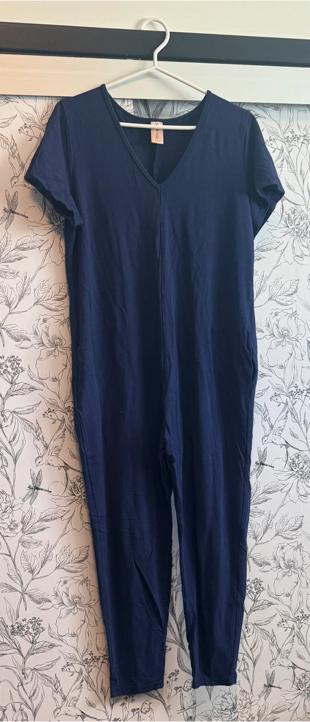 Smash + Tess Navy Jumpsuit Size L, $20