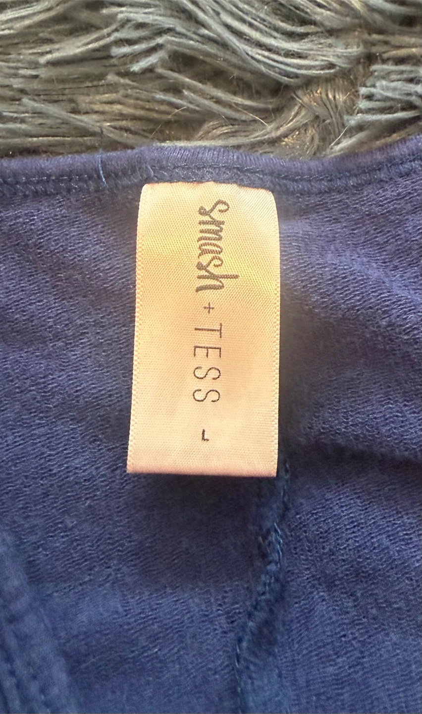 Smash + Tess Navy Jumpsuit Size L, $20 - photo 3
