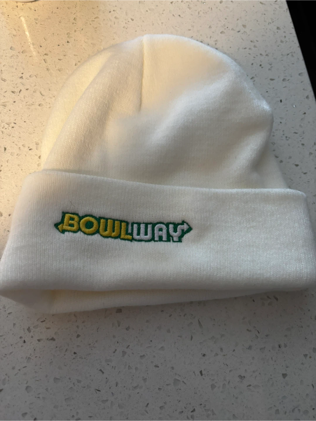White Beanie with Bowlway and Raptors Logos - photo 2