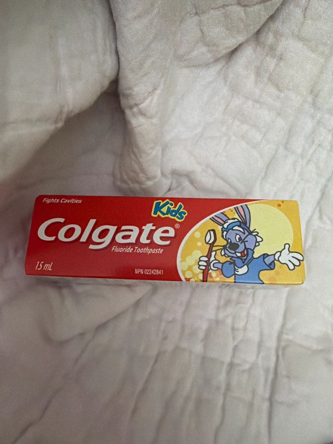 Free tube of children’s toothpaste