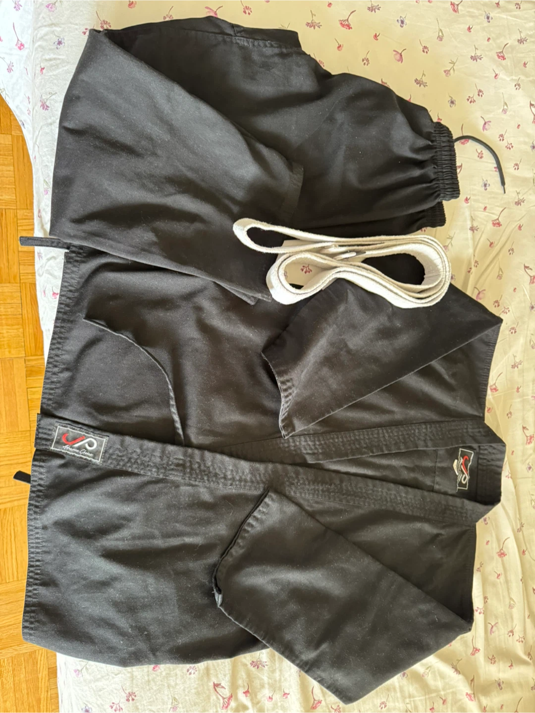 Advance Choice Black Karate Gi with White Belt - photo 5