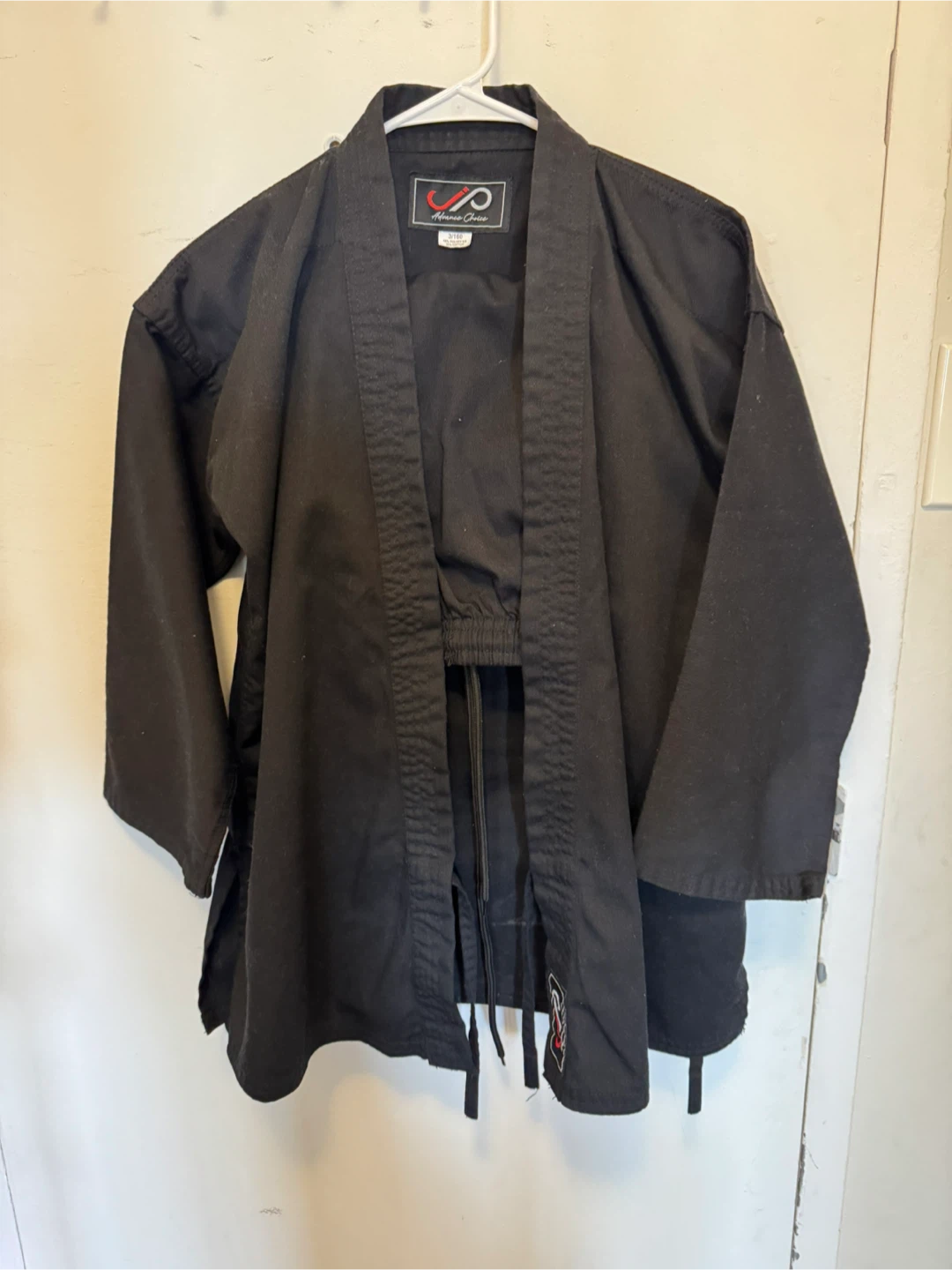 Advance Choice Black Karate Gi with White Belt - photo 2