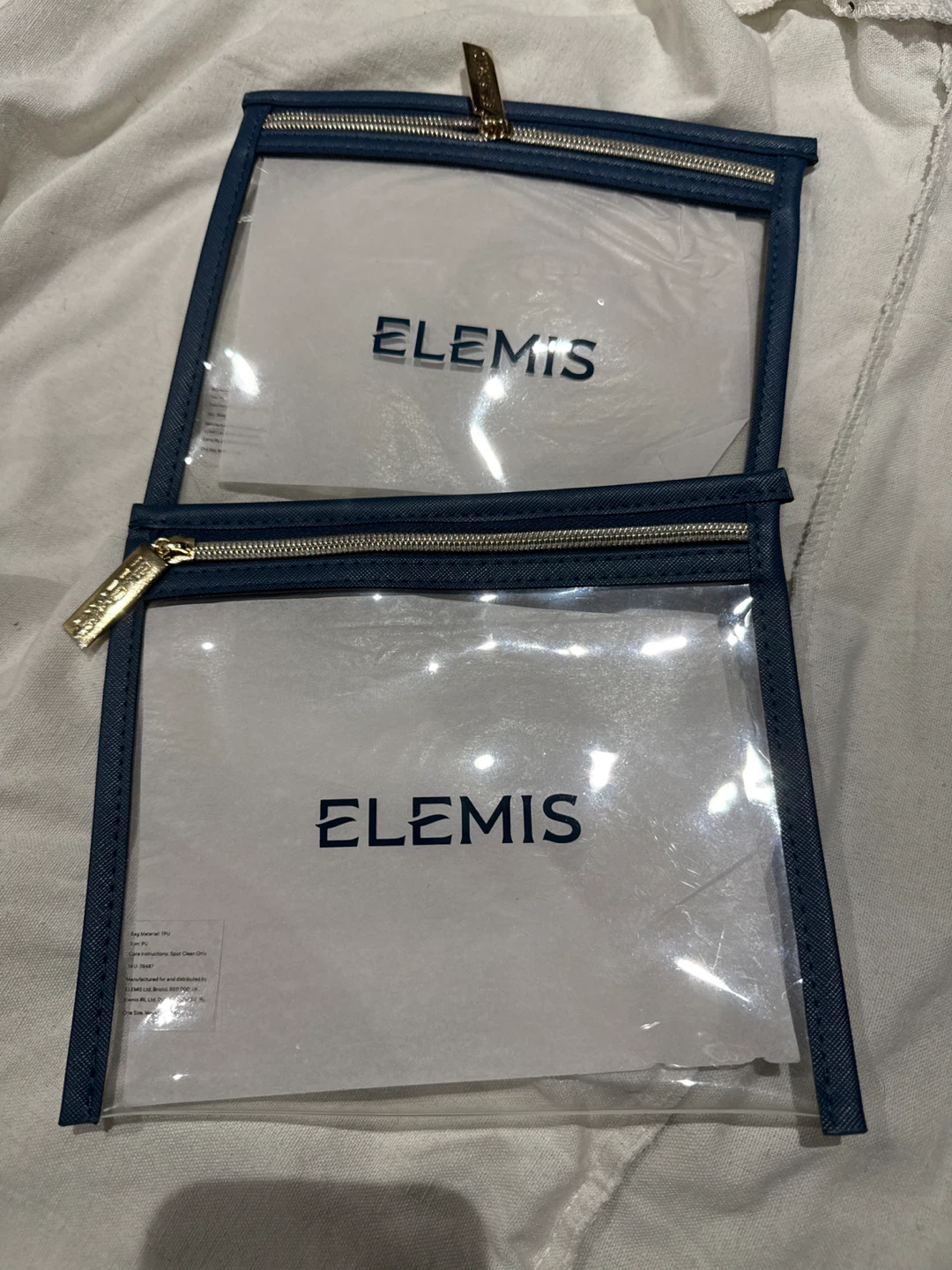 Elemis Blue Cosmetic Bag