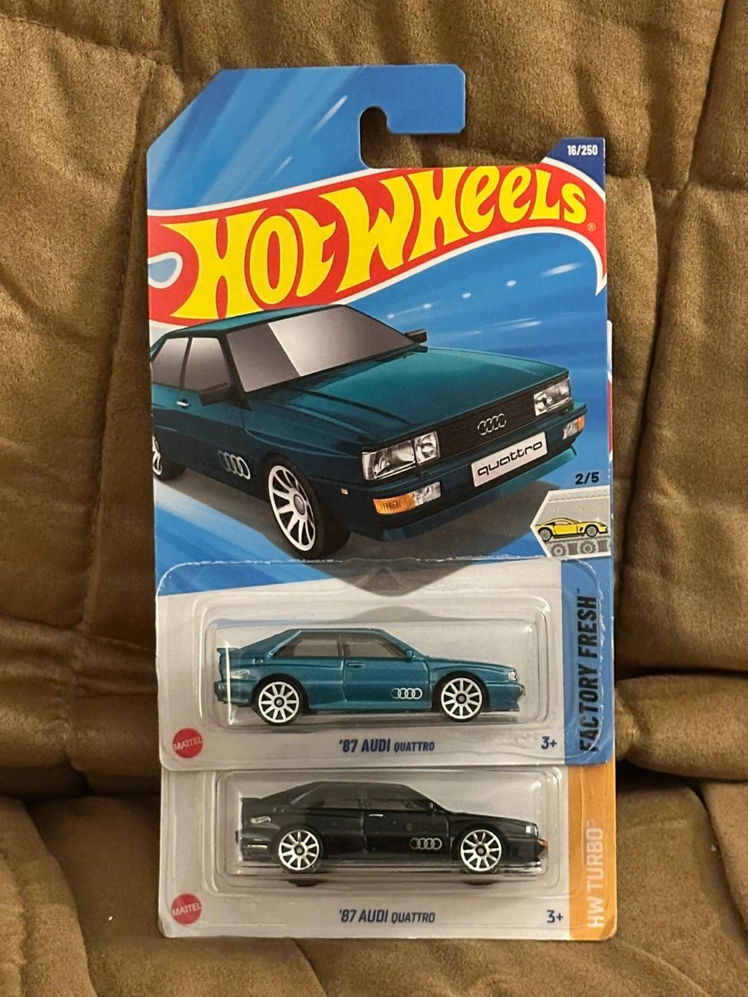 Hot Wheels '87 Audi Quattro Diecast Cars (2-Pack)