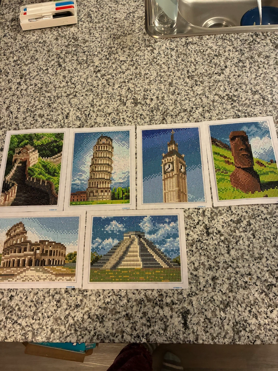 Diamond Painting Kits - World Landmarks (Set of 6)