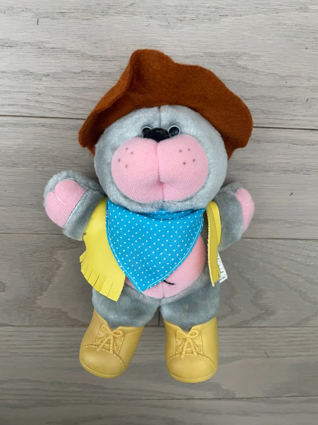 🆓 Plush Cowboy Dog Toy