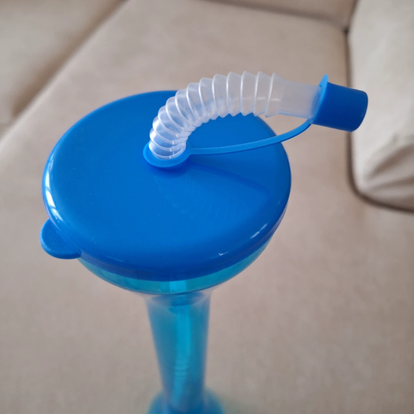 Blue Novelty Tall Drink Tumbler with Straw - photo 3