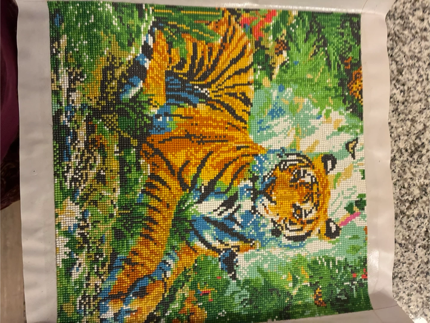 Diamond Painting Kit - Tiger in Jungle