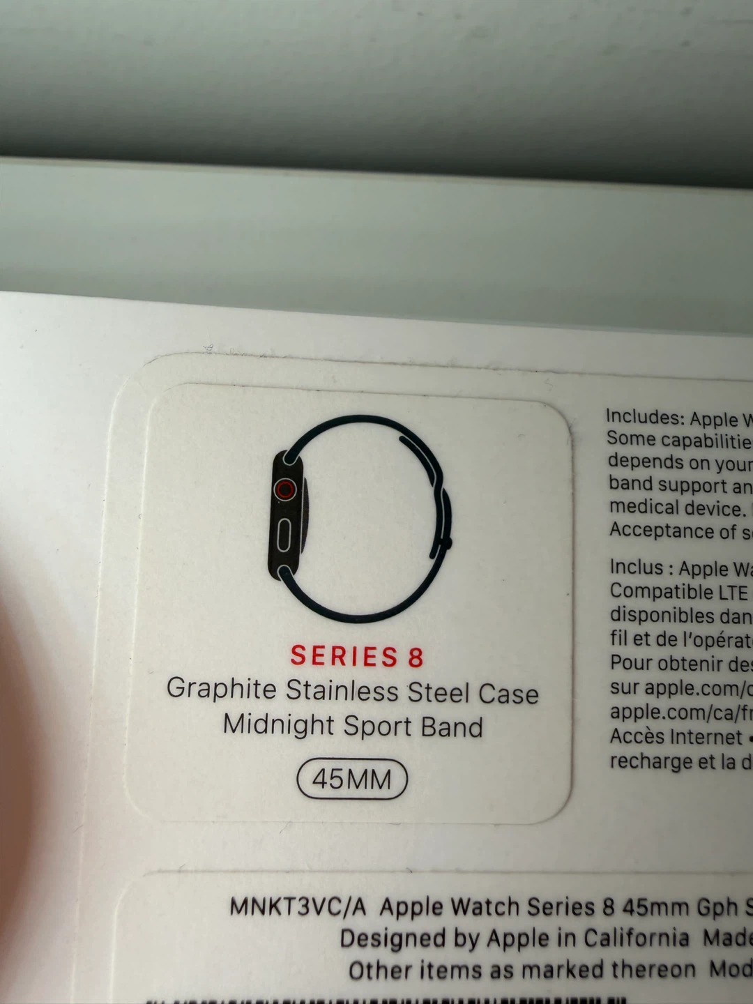 Apple Watch Series 8 (GPS + Cell) 45mm Graphite Stainless Steel - photo 3