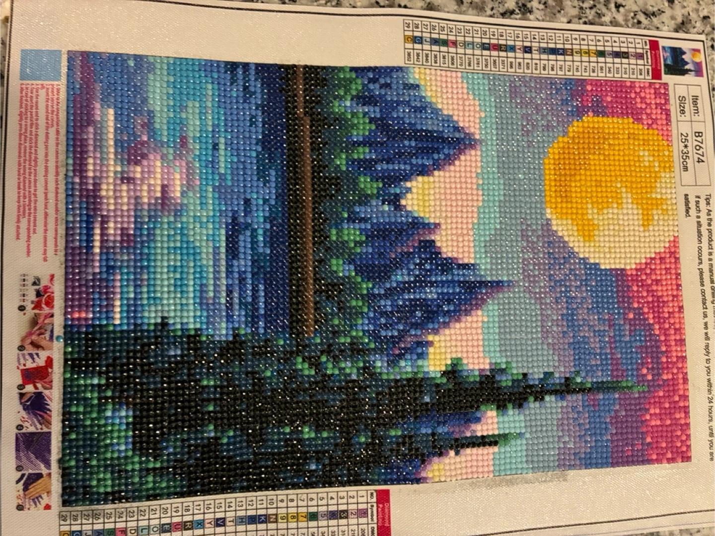 Diamond Painting B7674 25x35cm