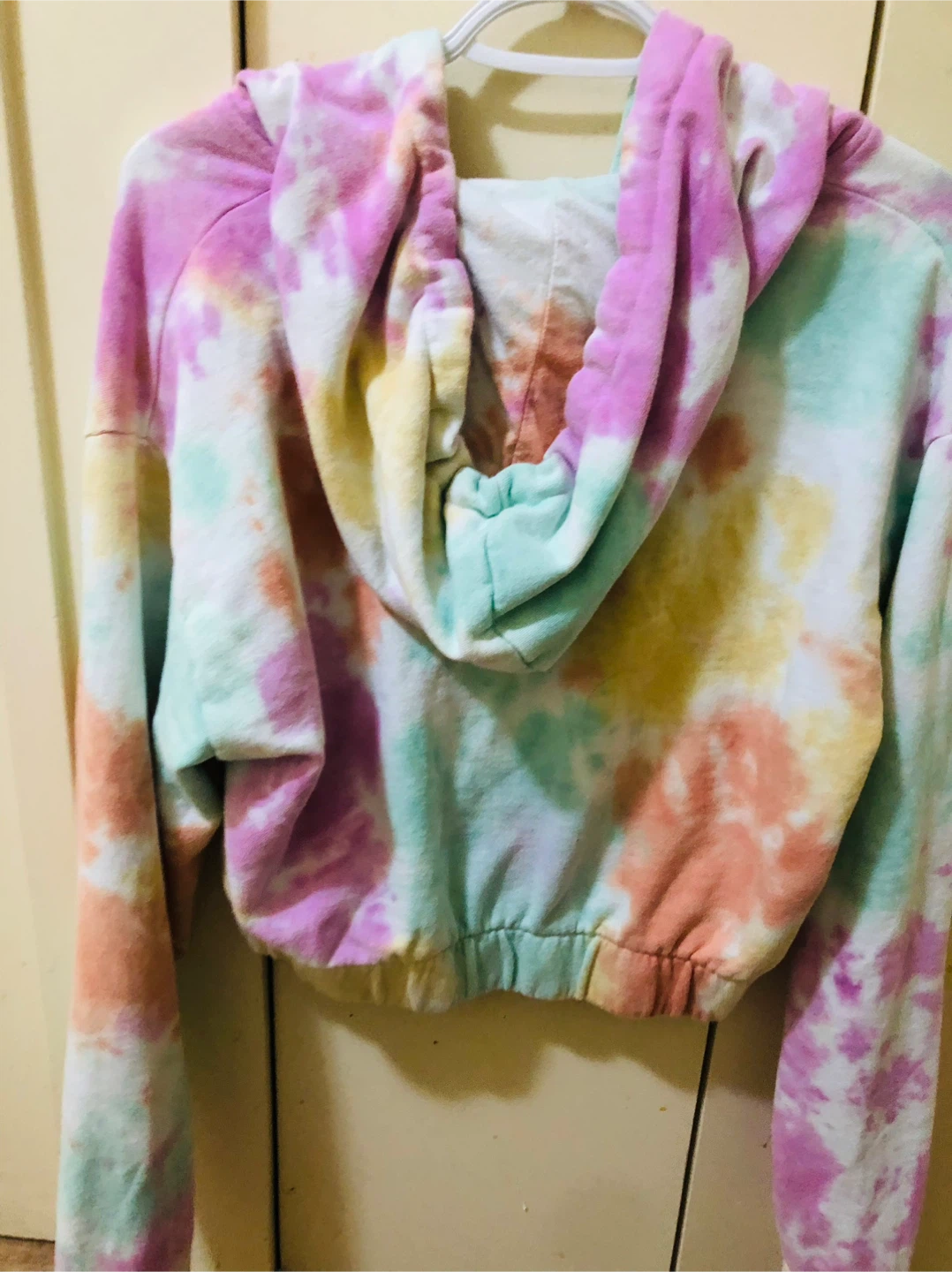 Jac Vanek Tie Dye Cropped Hoodie - photo 4