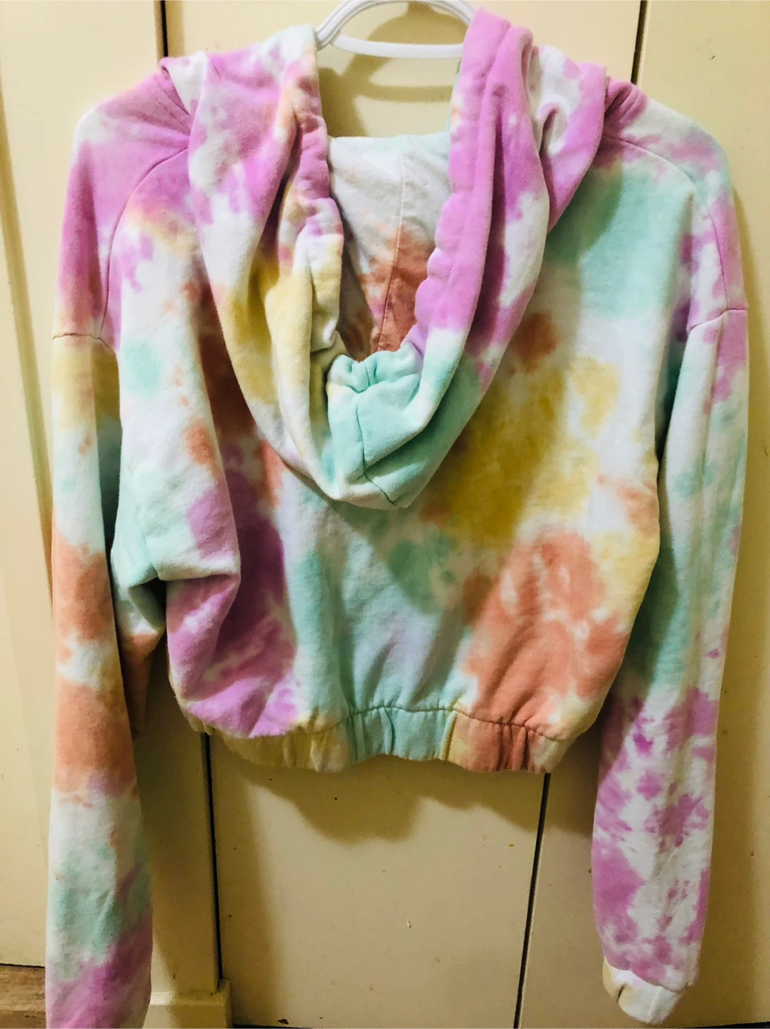 Jac Vanek Tie Dye Cropped Hoodie - photo 2