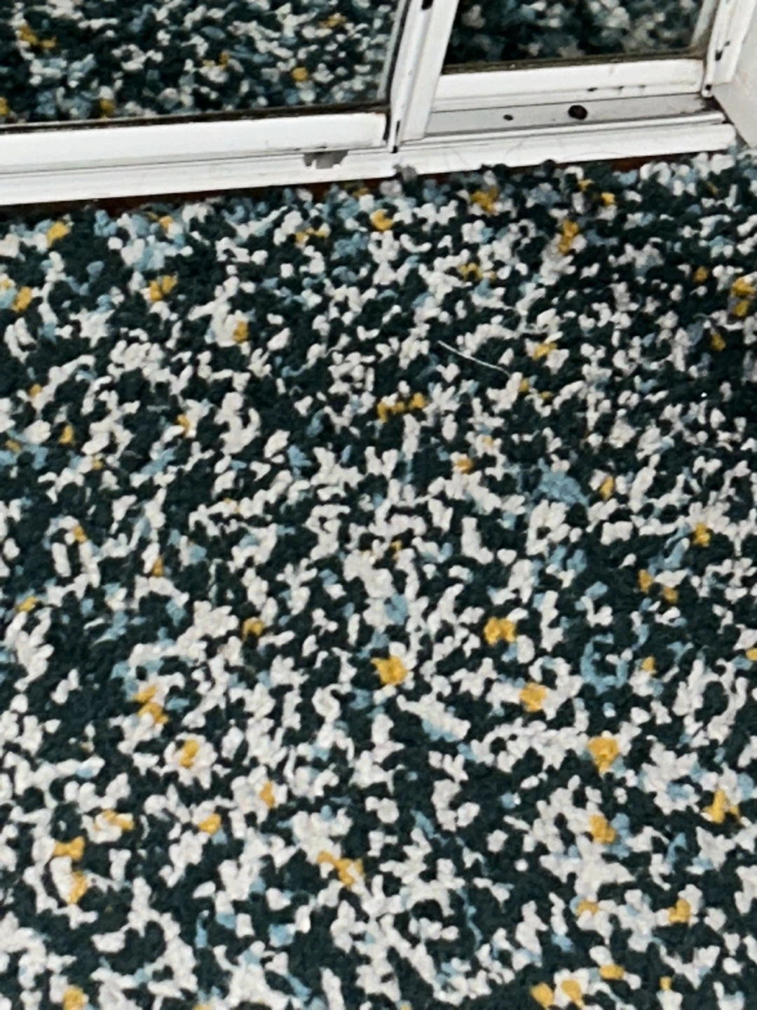 Fluffy Rug with Speckled Pattern