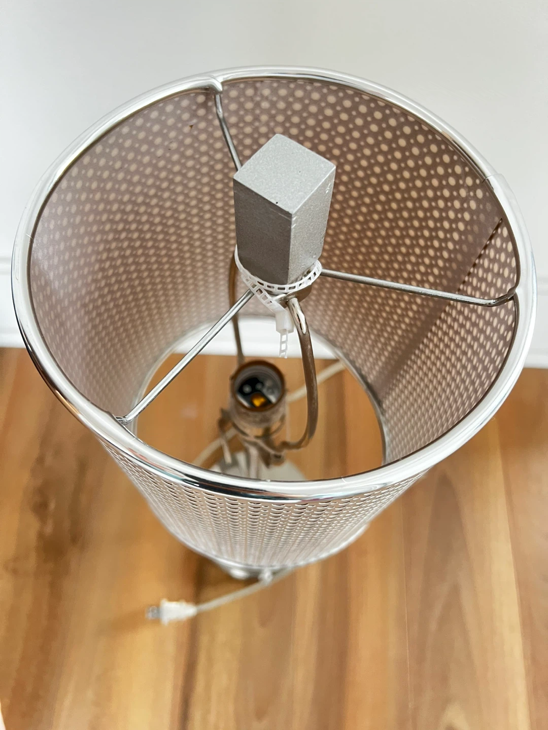 Perforated Metal Table Lamp - photo 2