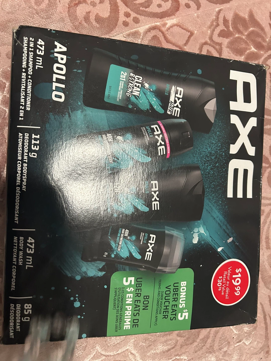 Axe Apollo Men's Grooming Gift Set