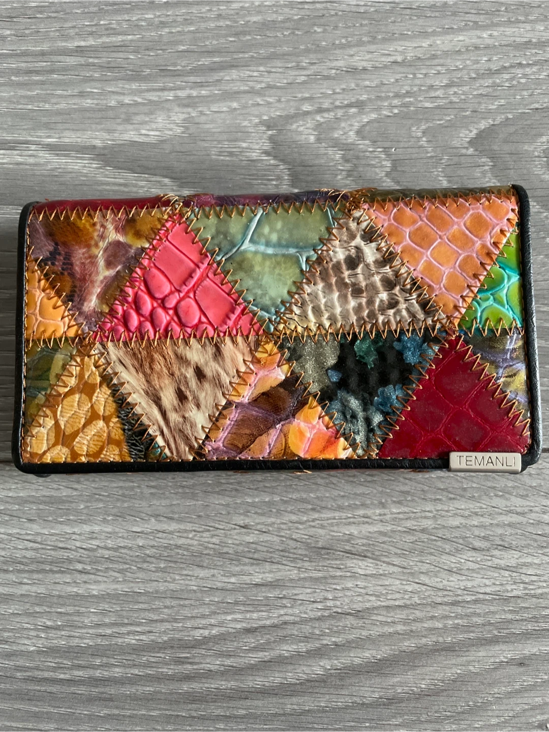 Temanli Patchwork Wallet
