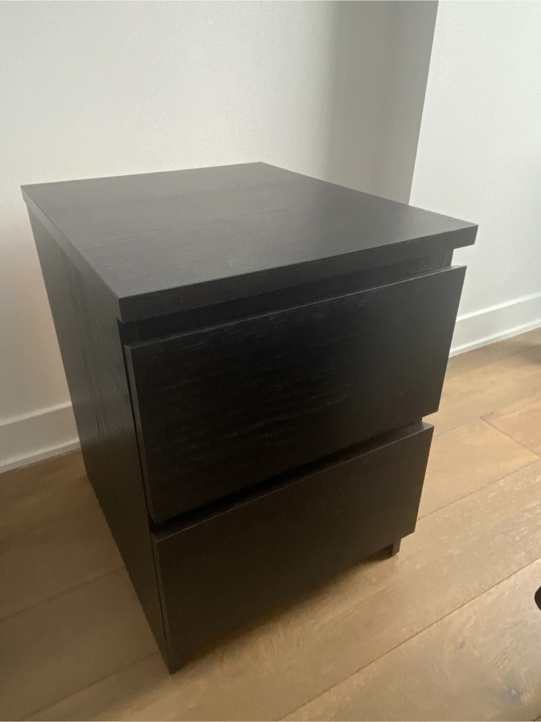 Dark brown Drawer Nightstand