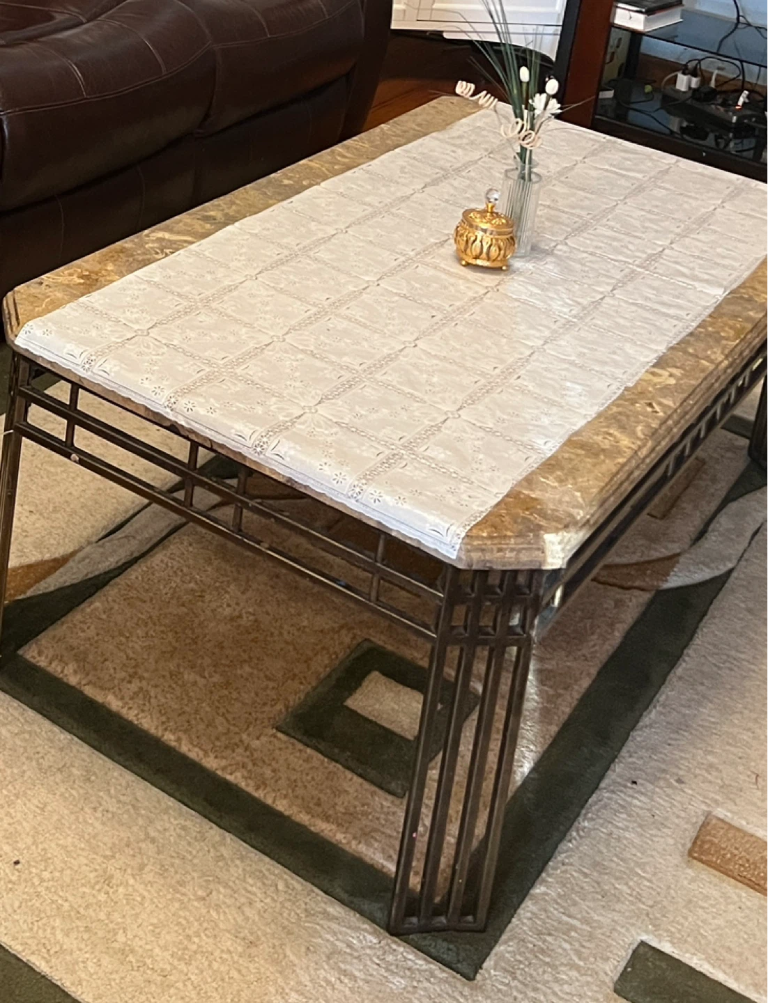 Marble table