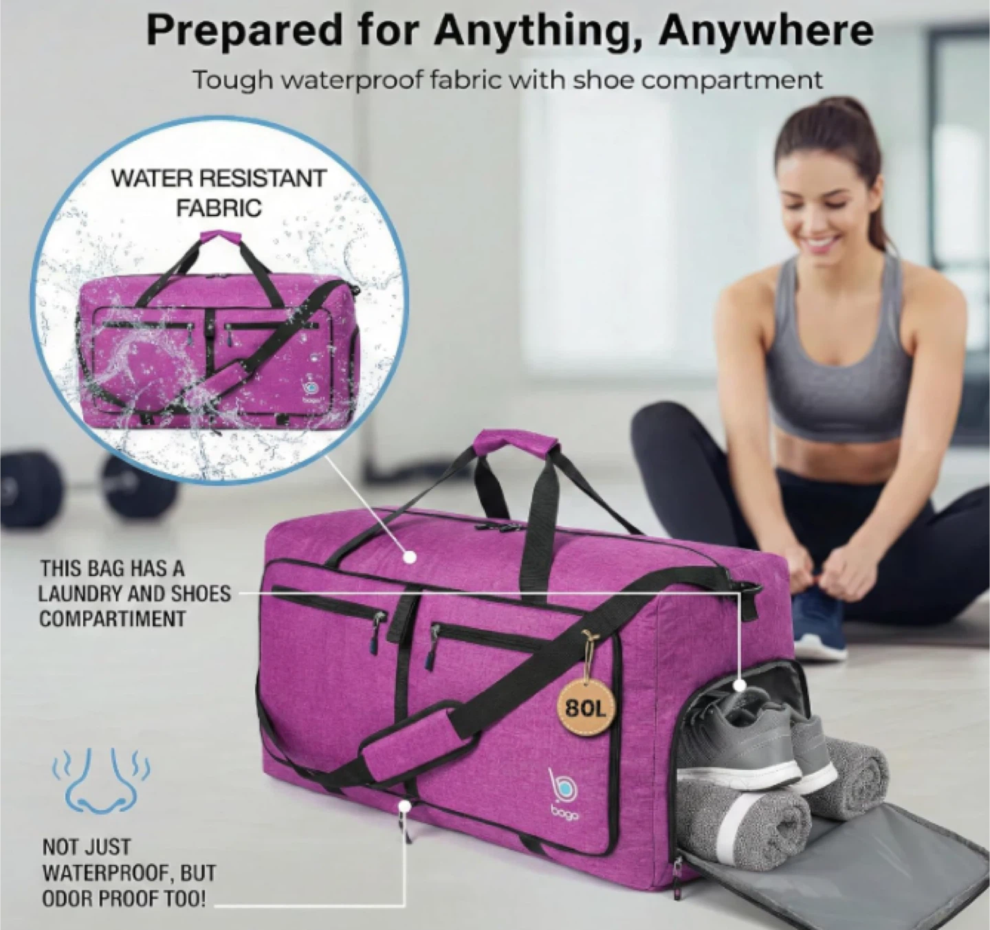 Bago 80L Foldable Duffle Bag - photo 2
