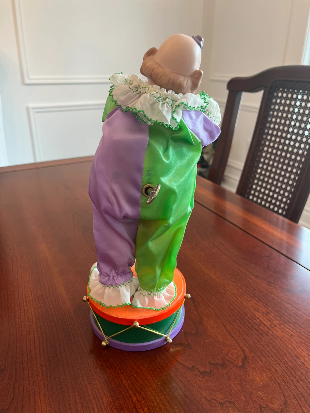 Vintage Musical Clown on drum - photo 2