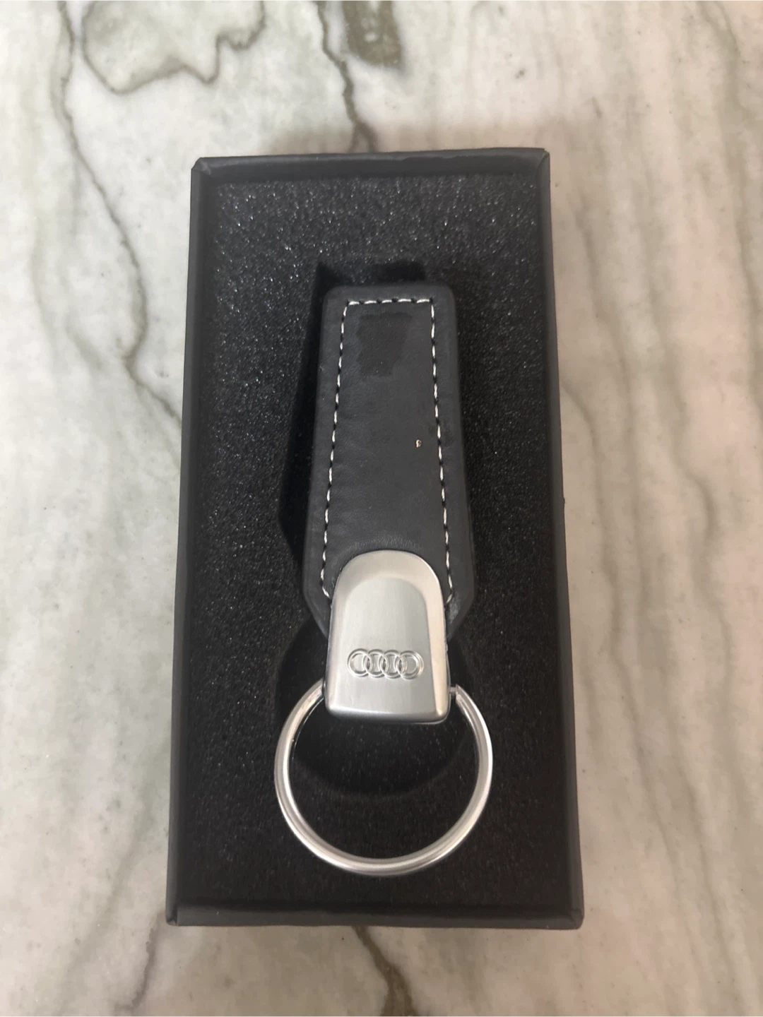 Audi Leather Keychain
