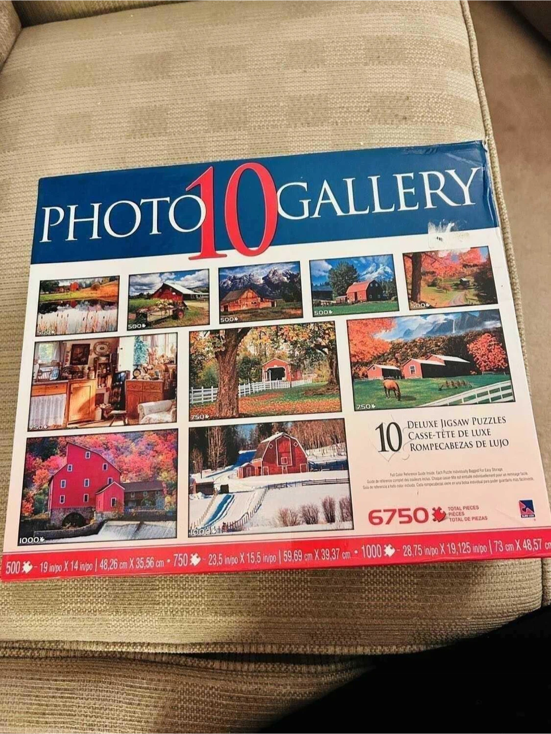 10 BRAND NEW Jigsaw Puzzles sealed Box